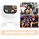 Halloween Vampire Teeth Silicone White Sharp Stretching Vampire Fangs Prop Newly