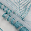 2pcs Palm Leaf Windows Tulle Curtains Living Room  Screen Drapes (Green)