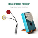 6.35mm Percussion Musical Kalimba Piezo Pickup Thumb Piano Double Patch Pic