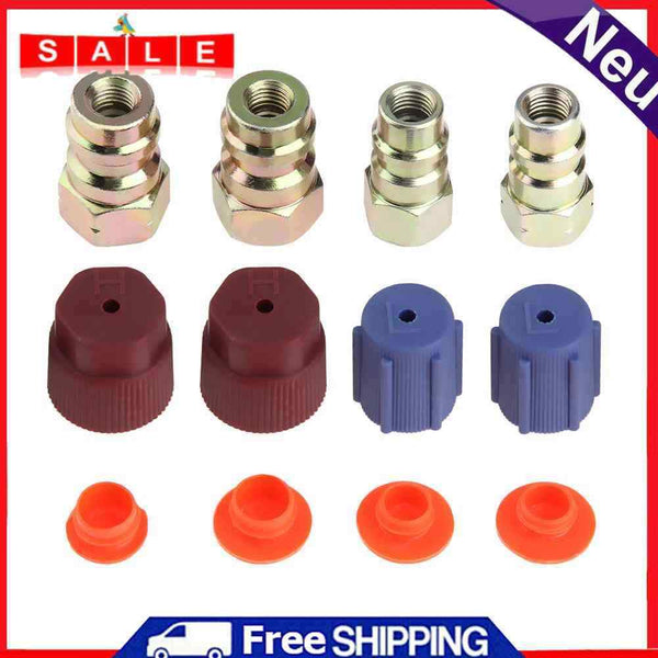 Matefielduk Adapter A/C R-12 to R-134a for Car with 7/16 3/8 Valves