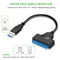 USB3.0TB SATA Adapter Converter Cable 2.5in External SSD HDD Hard Disk Drive