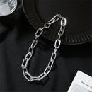 Diamond Fashion Necklace Hip Hop Link Chain Inlaid Rhinestone Cuban Necklace