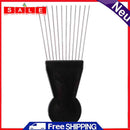 Metal Wide Teeth Afro Hair Comb Detangle Hairbrush for Hairdressing Styling Tool