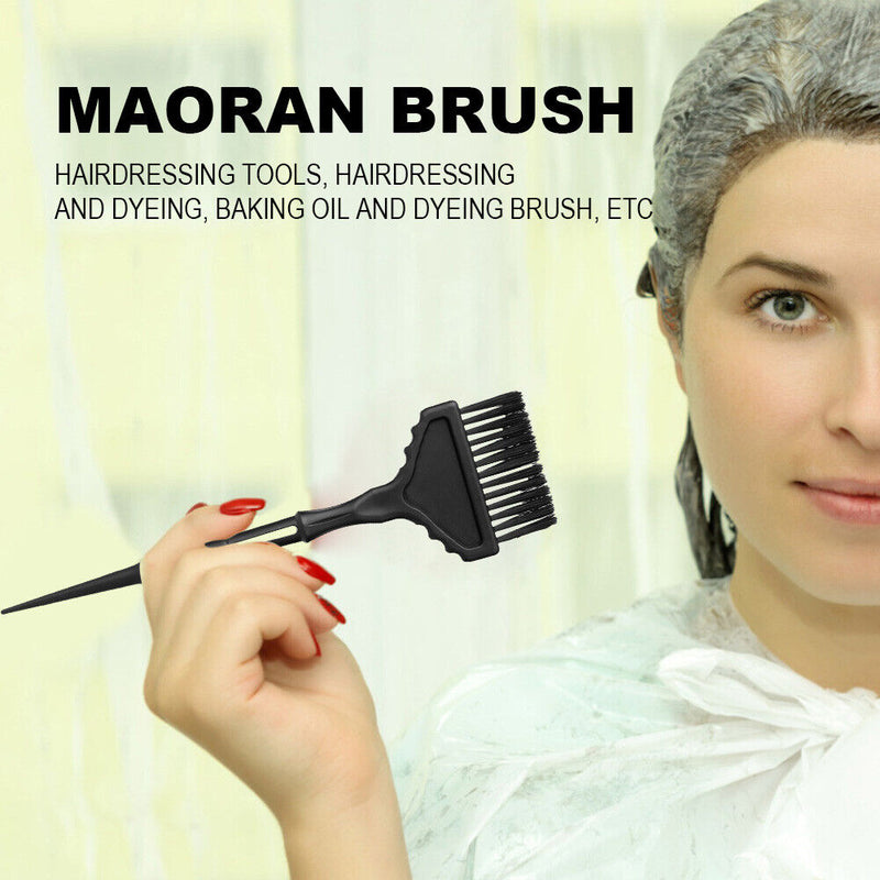Barber Tinting Hair Brush Hairdressing Hair Dye Coloring Comb DIY Styling Too
