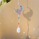 Diamond Drill Rainbow Collection Crystal Prisms Wind Chime (Moon Girl)