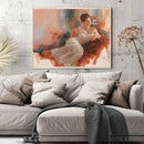 Canvas Paint By Numbers Lying Sofa Lady Oil Hand Painted Drawing Kit Home Decor
