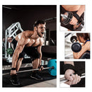 2pcs Weightlifting Wrist Wraps Grip Strap Gloves Fitness Barbells Power Belts