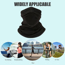 Cycling Camping Neck Tube Scarf Ice Silk Outdoor Running Bandana (black) Newly