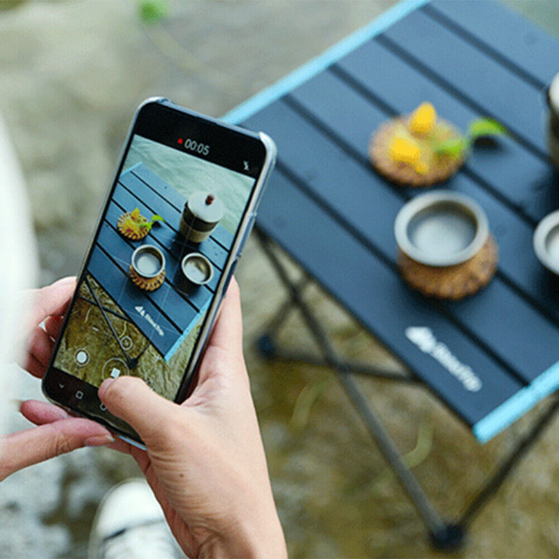 Folding Table Multifunctional Aluminum Alloy Portable Outdoor Camping BBQ D