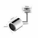Nozzle Adapter 720° Rotatable Splash Filter Faucet Sprayer Head Tap Extender