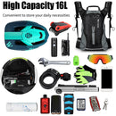 Cycling Backpack Men Women Bicycle Hiking Camping Travel Bagpack (Grey) Newly