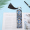 5D DIY Special Shape Diamond Painting Leather Bookmark Tassels Book Marks Newly