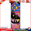 18x6cm Cotton DIY Bookmark 12CT Counted Night View Kit Cross Stitch (D) Newly