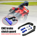Motorcycle Handguards CNC Aluminum Hand Guards for 7/8 Handlebar (Blue) Newly