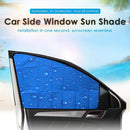 Car Sun Shade UV Protection Curtain Side Window Sun Visor (Front Left)