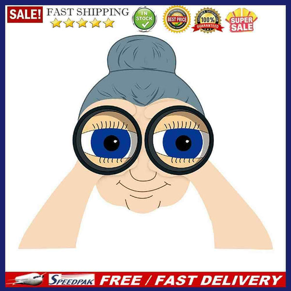 Nosy Old Man Lady Peeping Watching You Yard Art Crafts Decor Outdoor Ornaments