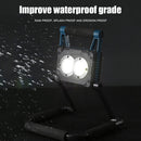 #A USB Solar LED Work Floodlights Waterproof for Camping Lighting with Bracket