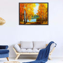 Diamond Painting Kit Riverside Woods Full Round Drill DIY Crafts Mosaic Pic