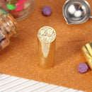Retro Cylindrical Seal Wax Brass Envelope Stamp DIY Customs Accessory (1) Newly