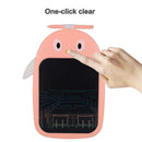 8.5in LCD Penguin Electronic Writing Tablet Kids Handwriting Board (Pink)