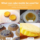 200x Cupcake Egg Tart Mold Cookie Pudding Cake Egg Baking Nonstick Pastry Tools