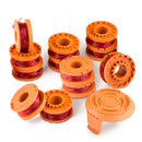Fittings with Worx WA0010 Worx Replacement Spools Spool Cap Trimmer Line