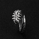 Coiled Bone Jewelry Accessories Open Rings Punk Style Hip Hop Centipede Ring