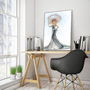 Elegant Lady Oil Paint By Numbers DIY Handpainted on Canvas Home Decoration