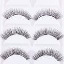 Beauty Long Cross Thick False  Eyelashes Handmade Eye Lashes Extension Black