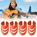 4pcs Finger Cover Colorful Finger Picks for Ukulele Electric Acoustic Guitar