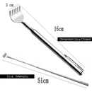 Stainless Steel Handy Back Itch Scratcher Extendable Retractable Massage Tool