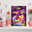 5D Diamond Painting Colorful Flower Butterfly Full Round Drill DIY Home Decor