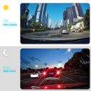 4 inch IPS Touch Screen Car Video Recorder Dual Lens 1296P HD Recording Dash Cam
