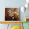 Cute Animal Oil Paint By Numbers Kit DIY Drawing Picture for Adults Home Deco