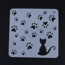 DIY Photo Album Theme Lace Ruler Scrapbook Painting Template Drawing Tool(E