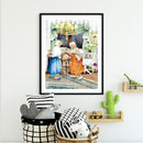 DIY Digital Picture Old Girlfriends Oil Painting By Numbers Acrylic Handicraft