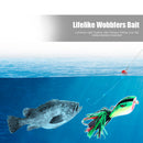 Hard Bionic Frog Fishing Lure Tackle 9cm 10g Wobblers False Bait (Green) Newly