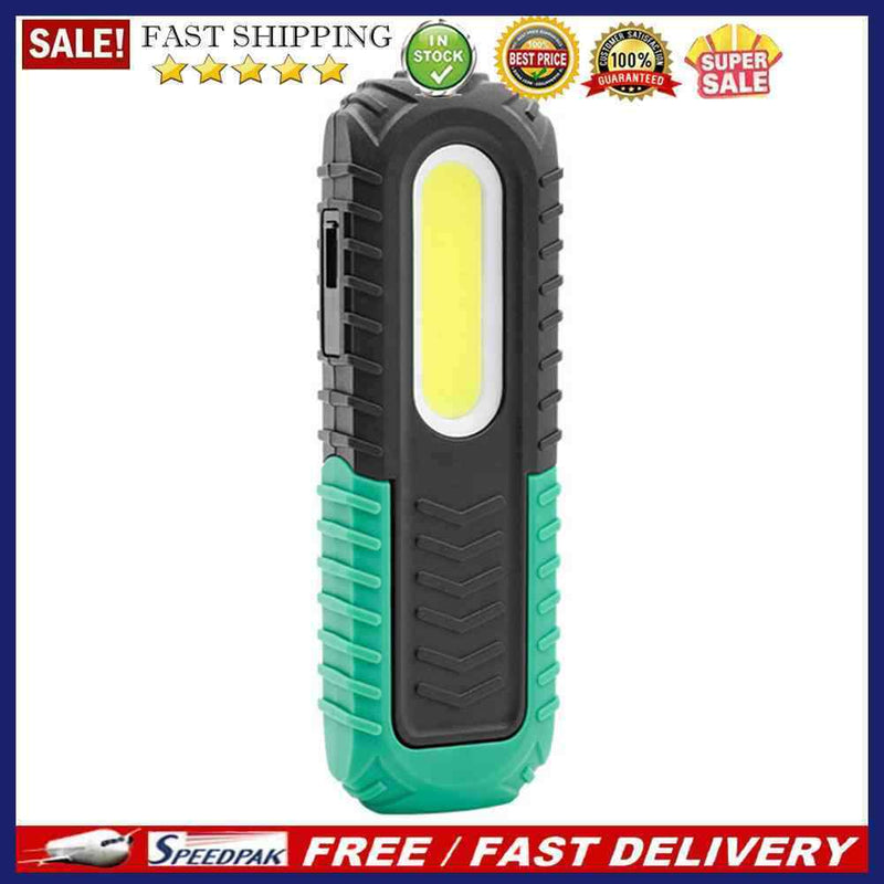 COB LED Foldable Flashlight Torch Portable Emergency Car Inspection Work Ligh