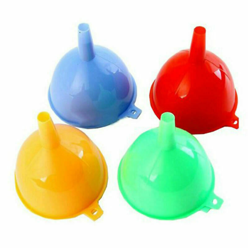 3 Size set Plastic Funnel Fill Petrol Oil Fuel Water Lab Car Tool Liquid C7Z6