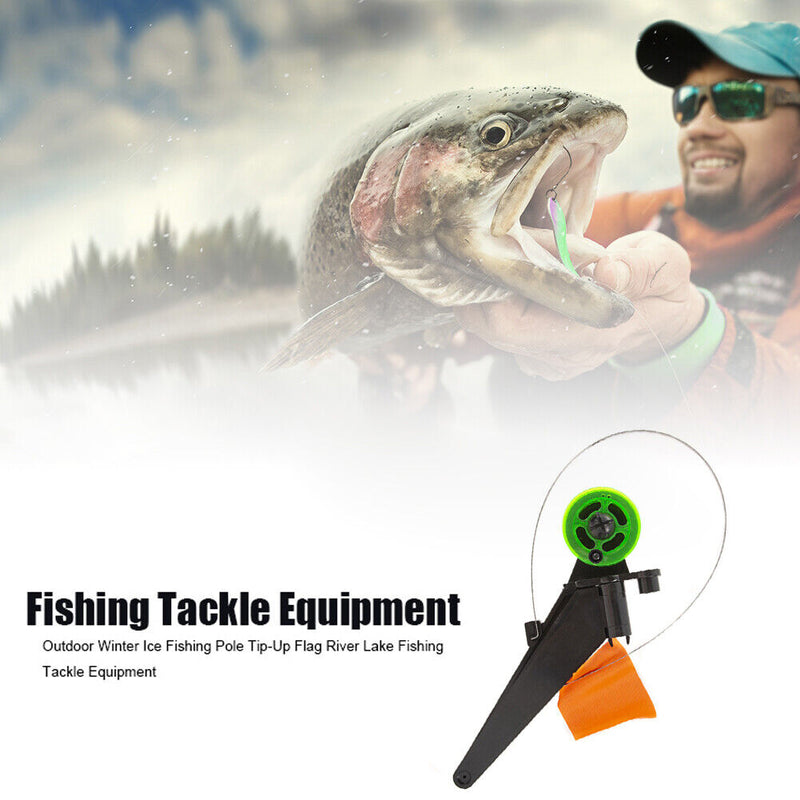 Folding Ice Fishing Rod Holder Triangle Winter Ice Fishing Pole Support Stand