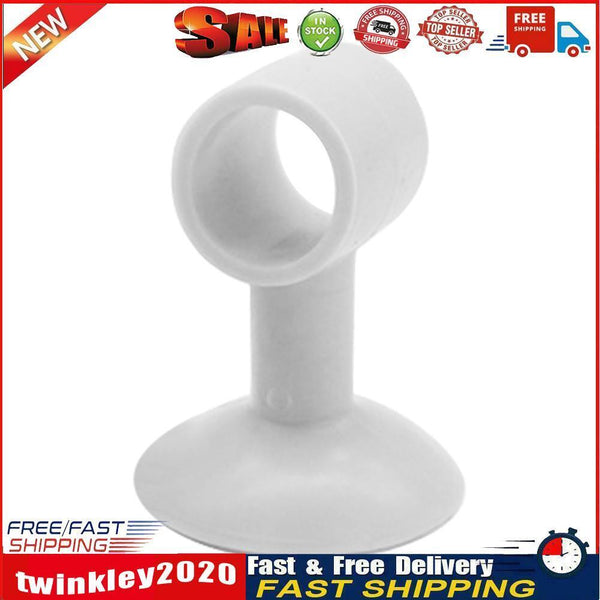 2pcs Anti-collision Doorknob Wall Crash Pad Door Handle Silencer (White) Newly