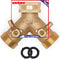 Adesivo skate decalcomanie argento anni '30-50 Rollerdrome Armory Springs Maryland