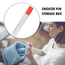 Knitting Needle Storage Organizer Hand Sewing Needle Storage Tube (Red) Newly