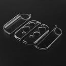 2pcs Transparent Protective Cover Case Shell for Nintendo Switch Console Newly