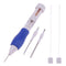 DIY Sewing Tools Embroidery Needle Set 3 Needles + 2 Threaders ABS Plastic Handwe