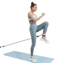 Gym Leg Strength Workouts Pulley with Buckle Sports Feet Guard Nylon Breath