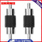 2pcs RCA Male, Male AV Audio Video Female Extension Cable Socket Verbi