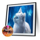 Full Square Drill Diamond Painting Cat Mosaic Kit Pictures Art Home Room De