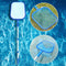 Pool Skimmer Net with Pole Telescopic Cleaning Net Kits for Pool Pond Clean