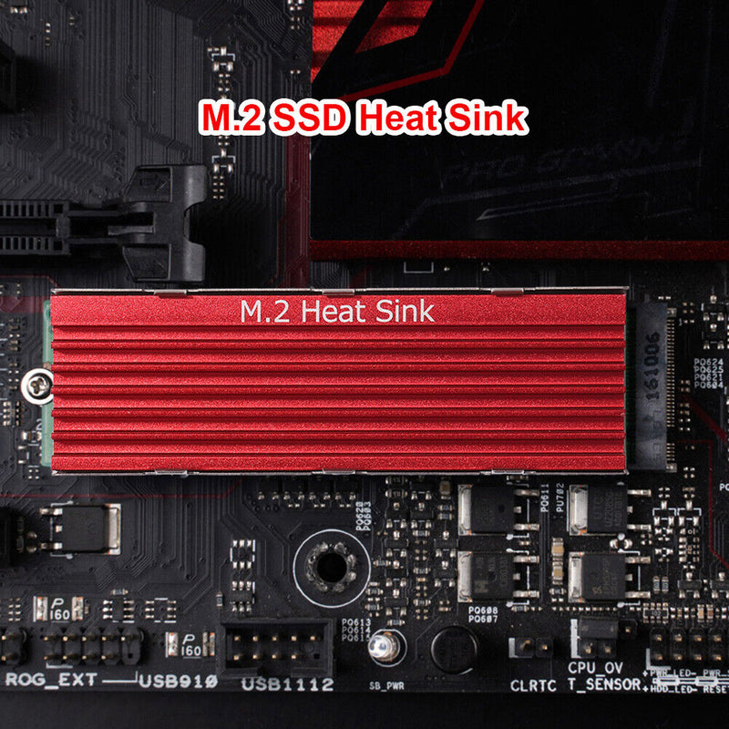 M.2 SSD Heat Sink Heatsink NVME NGFF M.2 2280 SSD Hard Disk Aluminum Heat Newly